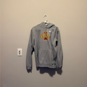Nike Gray Hoodie with Iowa State Logo